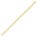 10K Yellow Gold Womens Filigree Bracelet Size 7 Inches