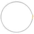 14K Gold 4mm-18" Omega Necklace