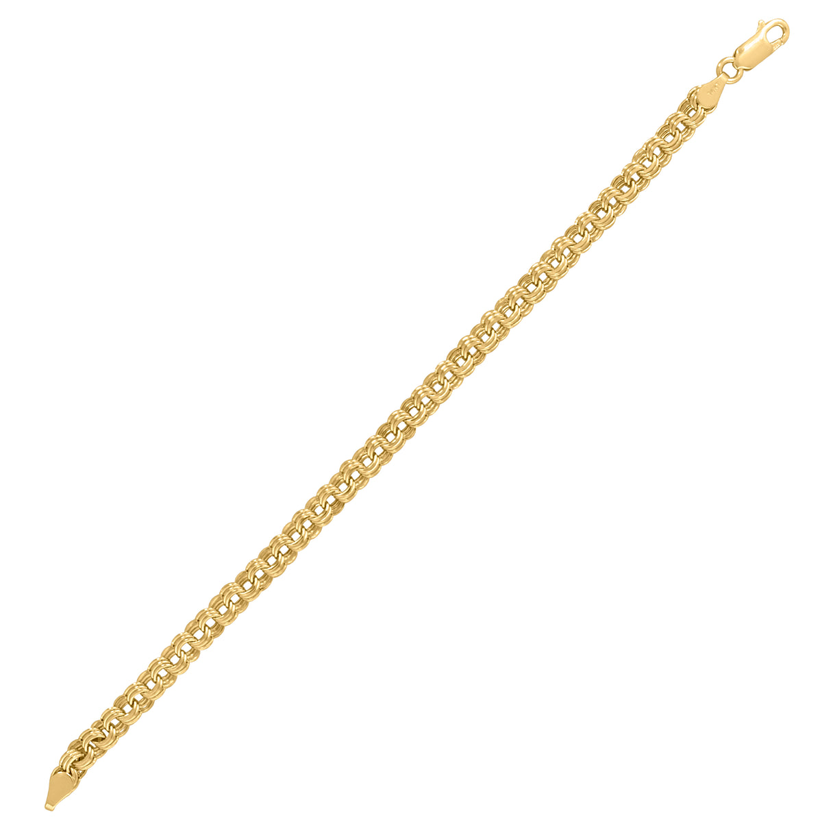 14K Gold 16" Omega Necklace