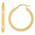 14K Gold Hoop Earrings 26mm