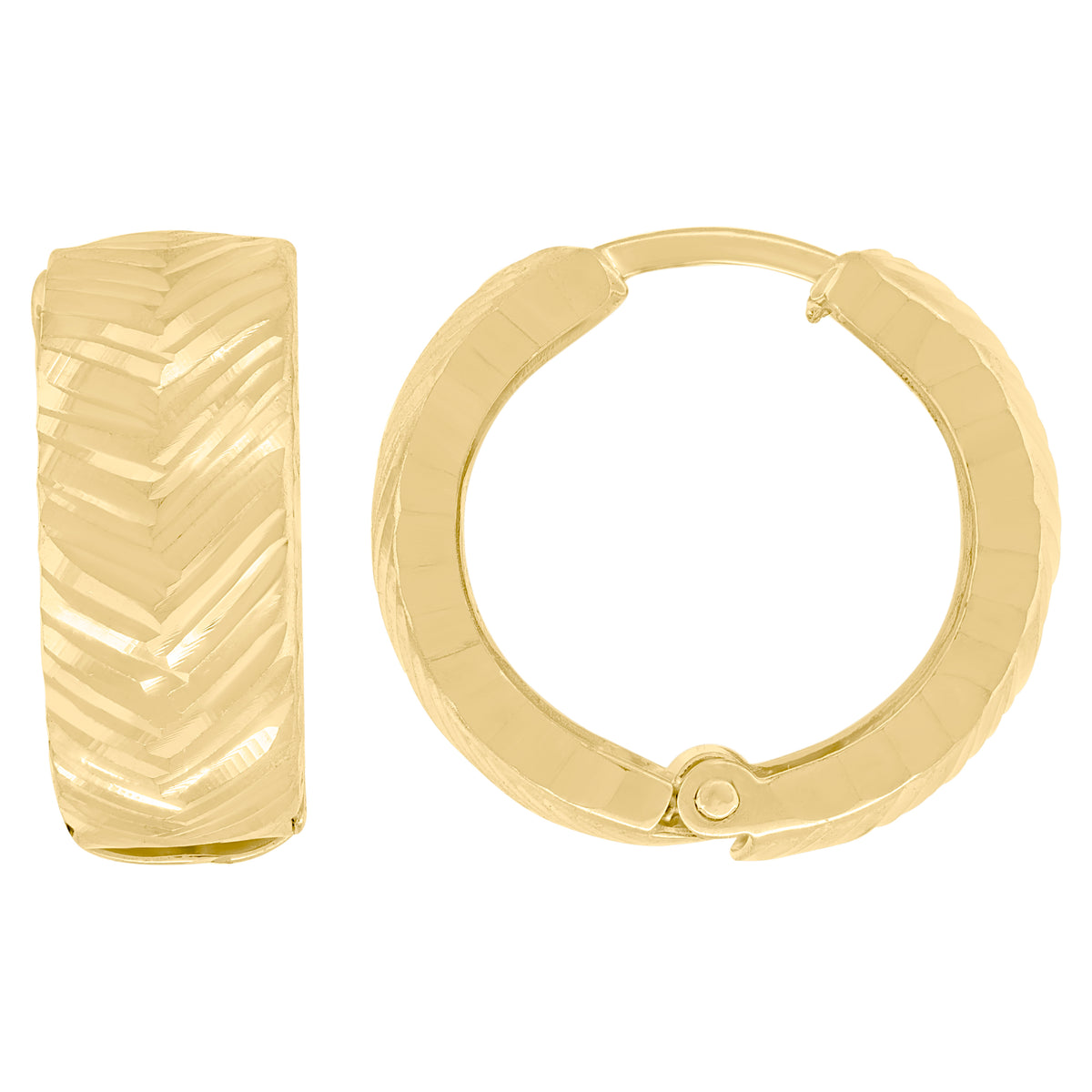14K Gold Hoop Earrings