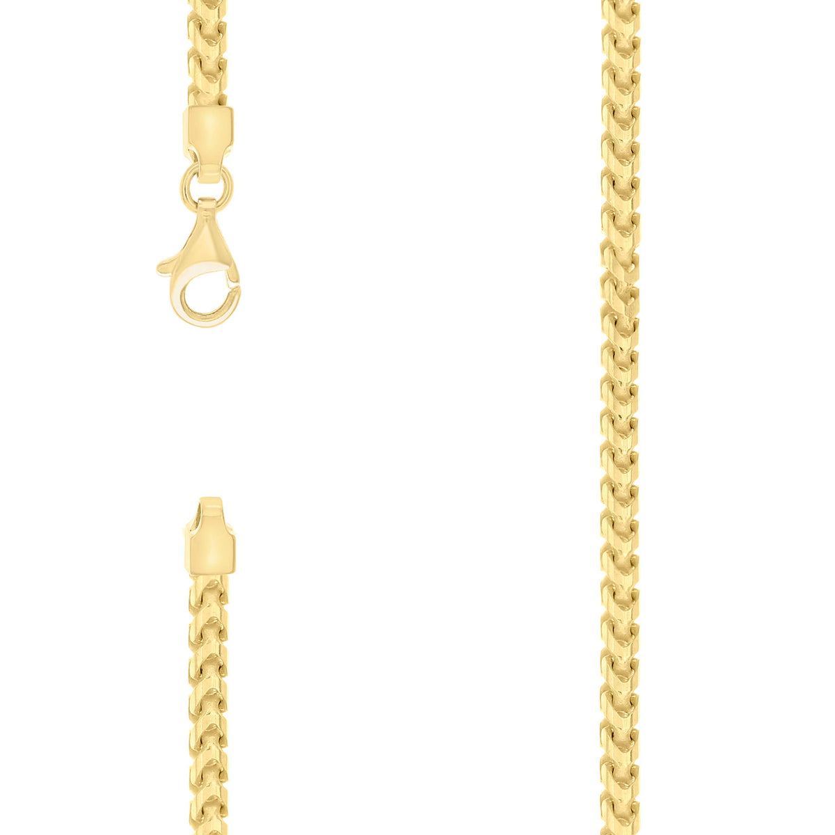 925 Silver Solid Franco Chain 3.7mm-8