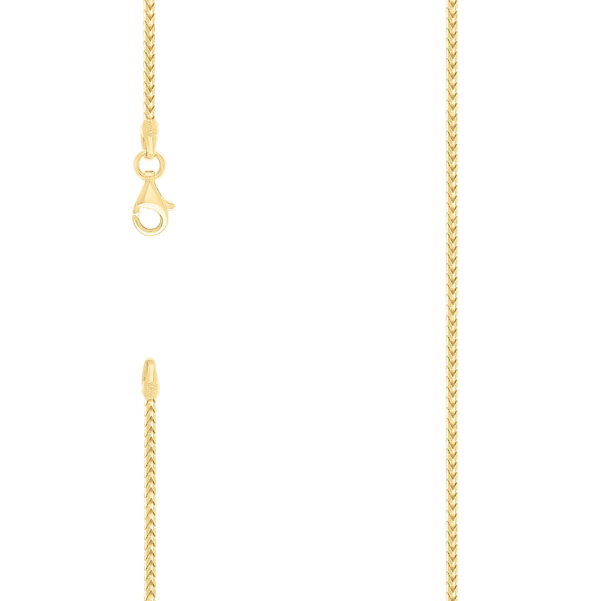 925 Silver Solid Franco Chain 1.5mm-16