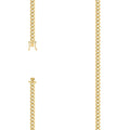 925 Silver Hollow Miami Cuban Chain 4.1mm-18"