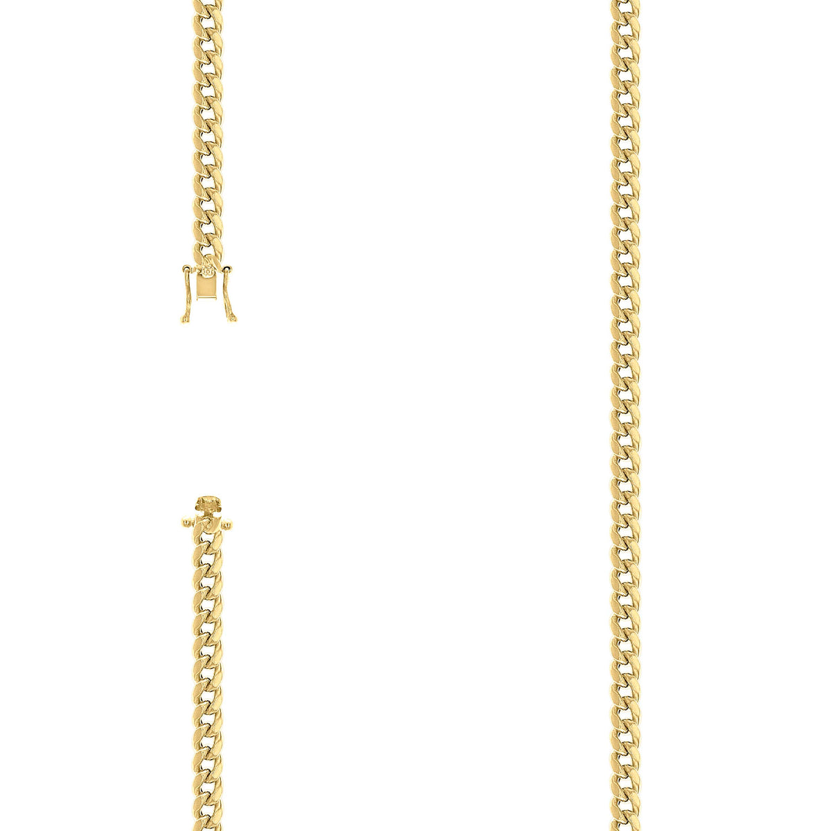 925 Silver Hollow Miami Cuban Chain 4.1mm-18"