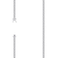 925 Silver Hollow Miami Cuban Chain 4.1mm