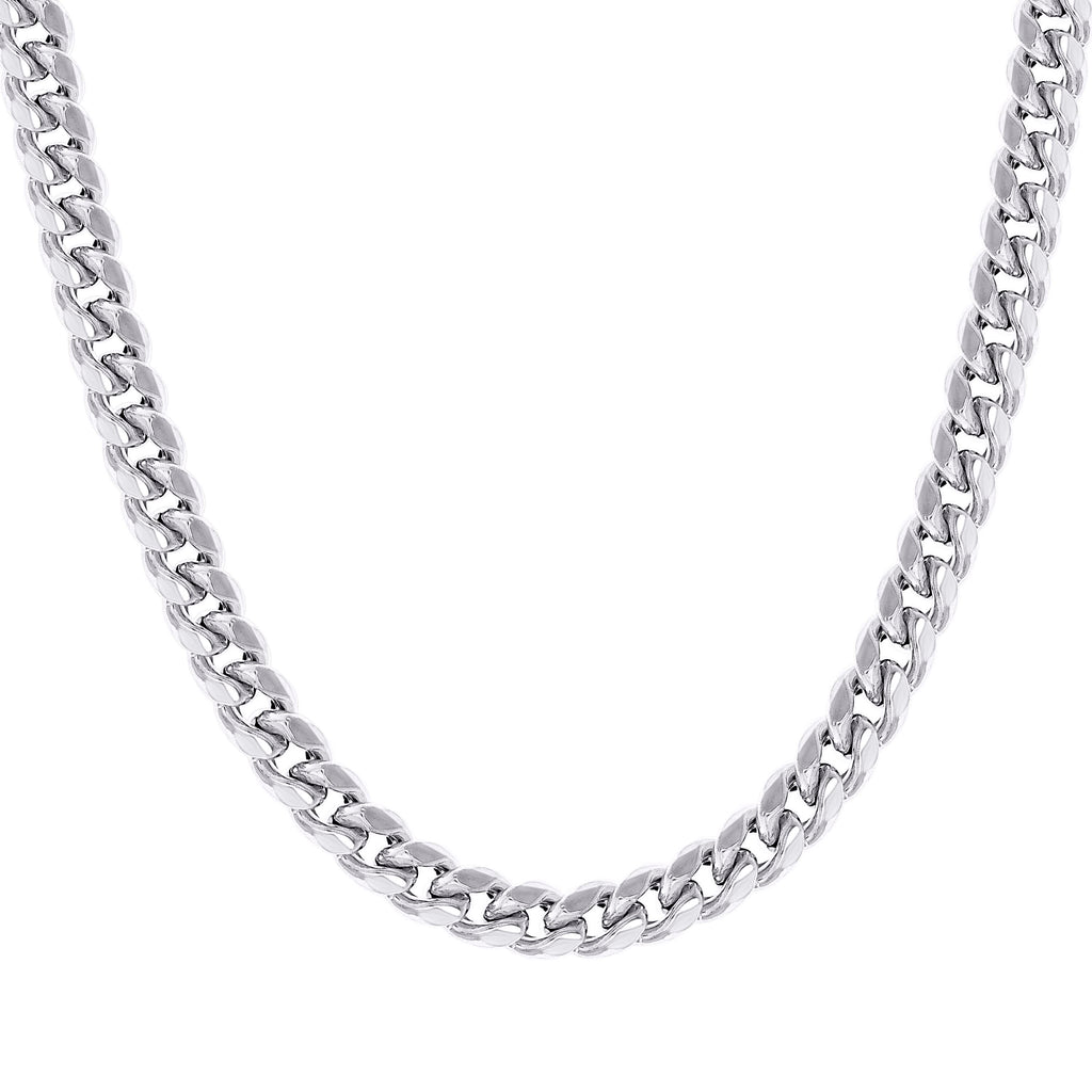 925 Silver Hollow Miami Cuban Chain 9mm-26"
