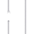 925 Silver Hollow Miami Cuban Chain 5.2mm-26"