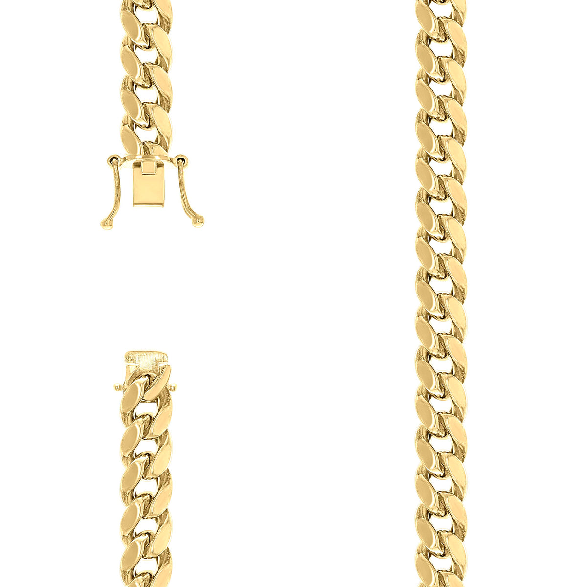 925 Silver Hollow Miami Cuban Chain 11mm-20"
