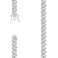 925 Silver Hollow Miami Cuban Chain 11mm