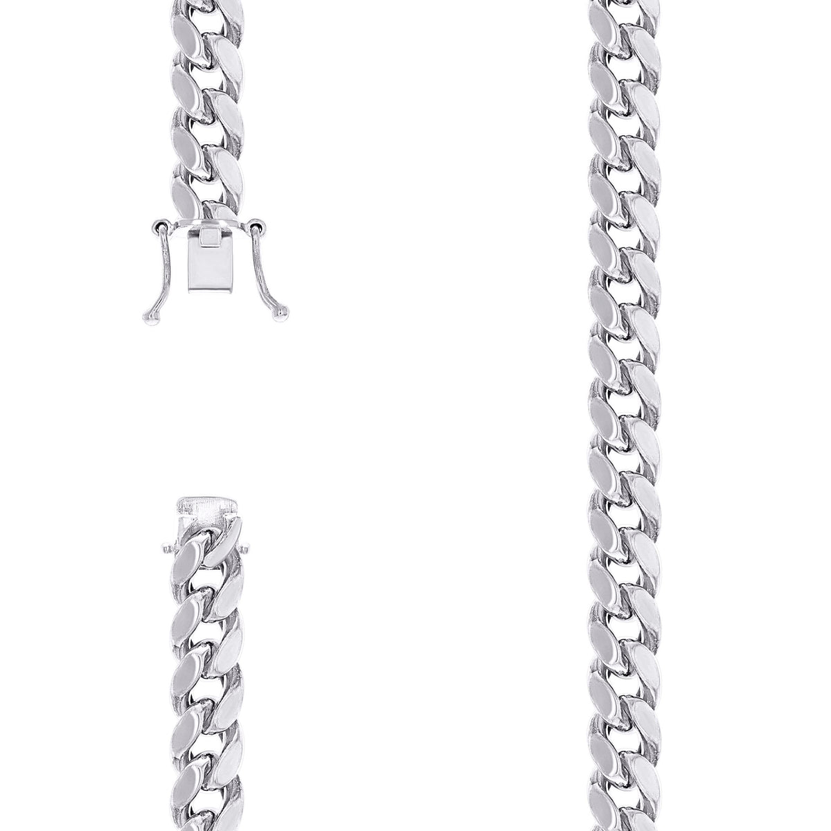 925 Silver Hollow Miami Cuban Chain 11mm-22"
