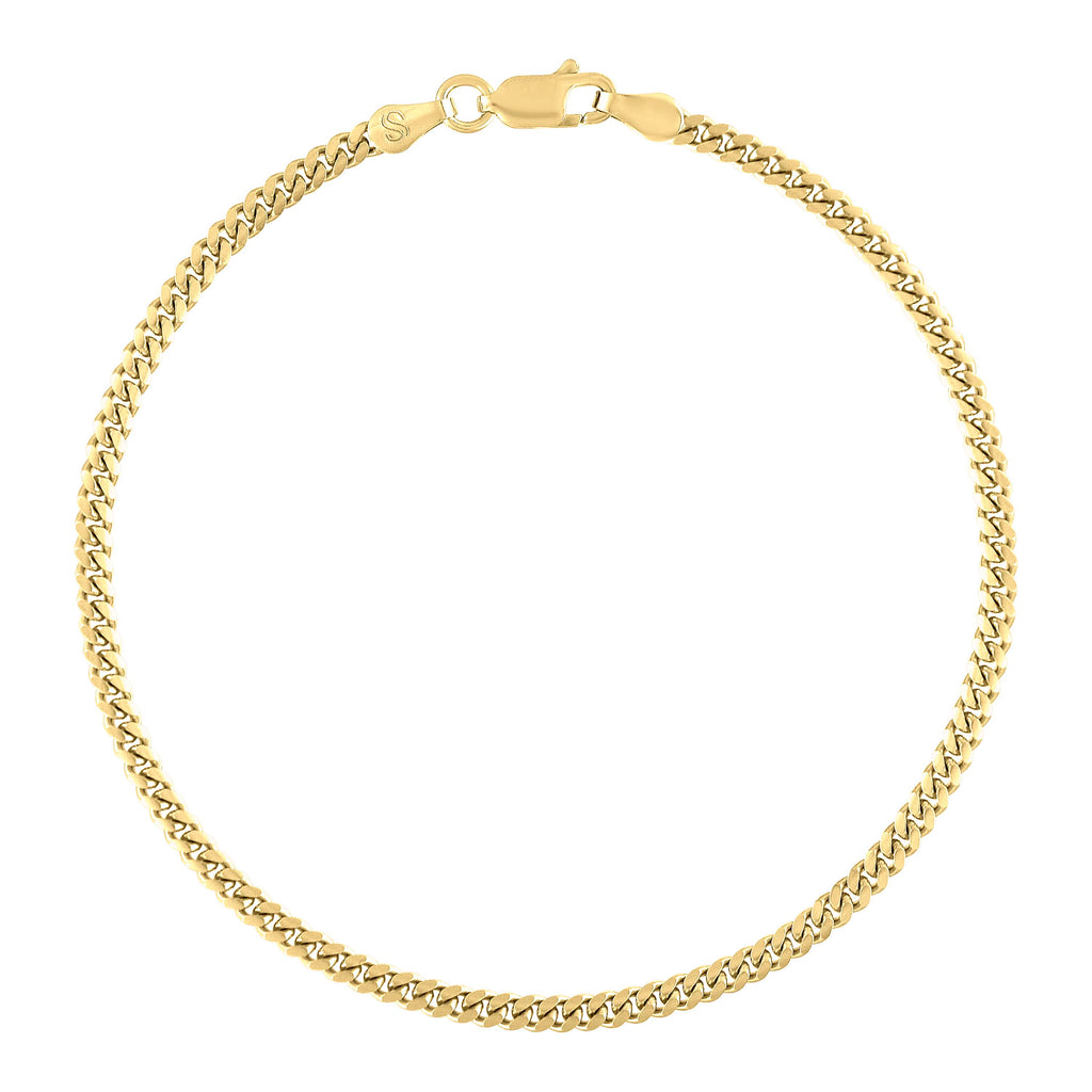 925 Silver Solid Miami Cuban Chain 2.6mm