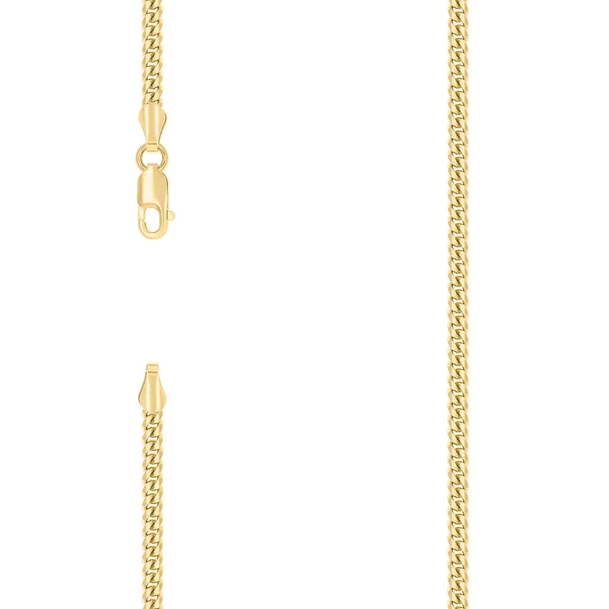 925 Silver Solid Miami Cuban Chain 2.6mm-22"