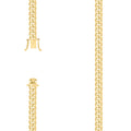 925 Silver Solid Miami Cuban Chain 7mm-24"