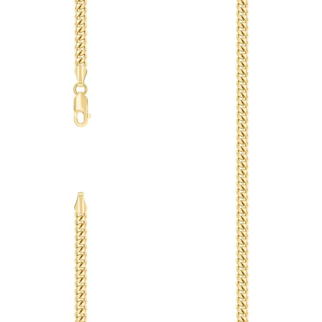 925 Silver Solid Miami Cuban Chain 4.1mm-16"