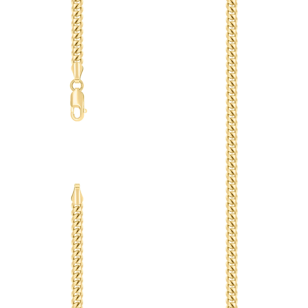 925 Silver Solid Miami Cuban Chain 4.1mm-16"