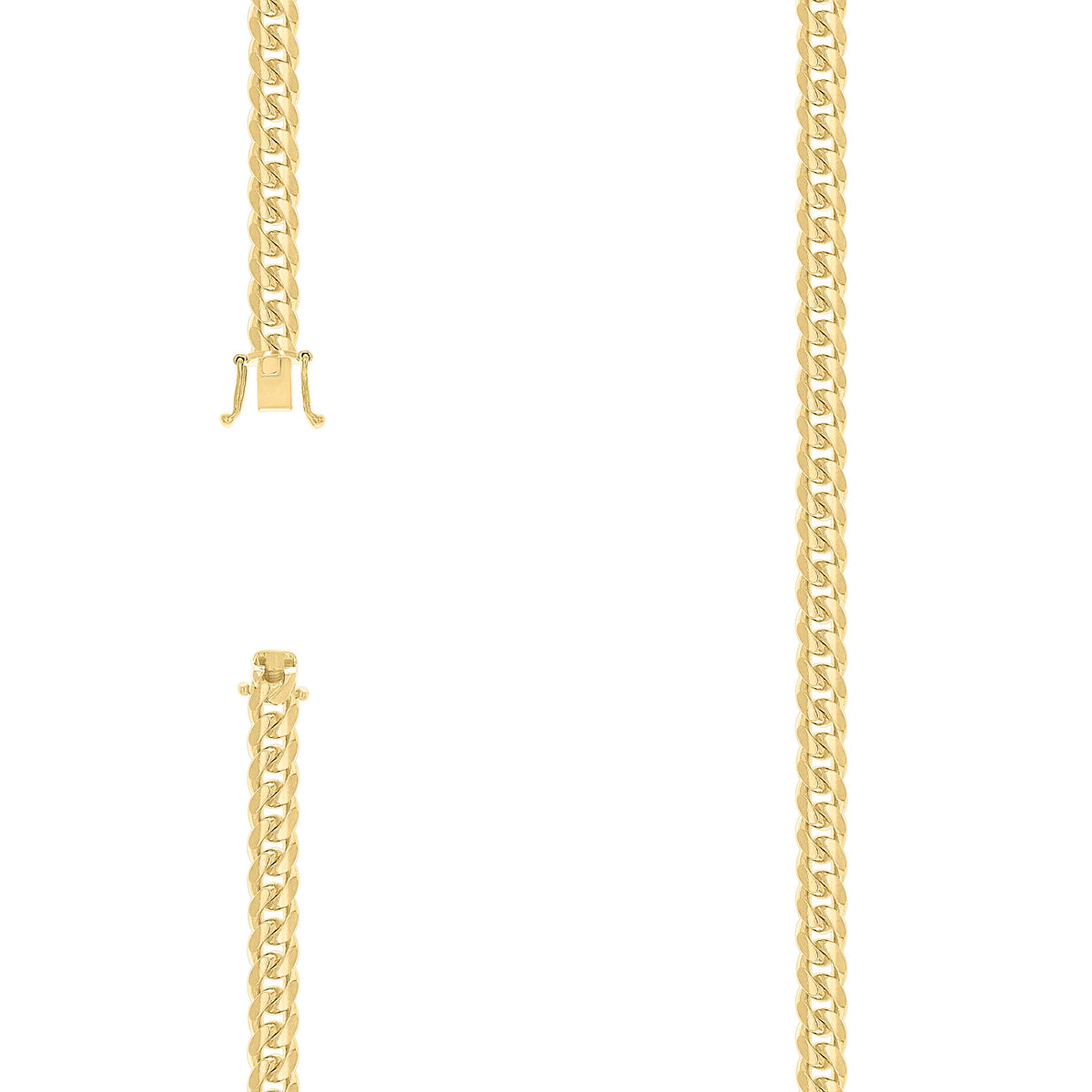 925 Silver Solid Miami Cuban Chain 4.9mm