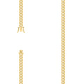 925 Silver Solid Miami Cuban Chain 4.9mm-8"