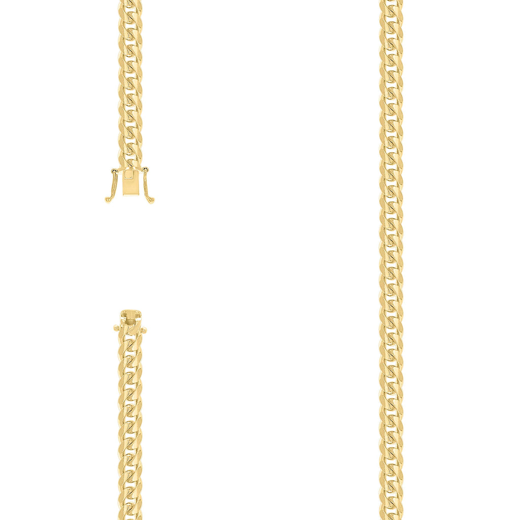 925 Silver Solid Miami Cuban Chain 4.9mm-16"