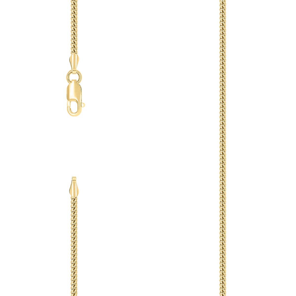 925 Silver Solid Miami Cuban Chain 2mm-8"
