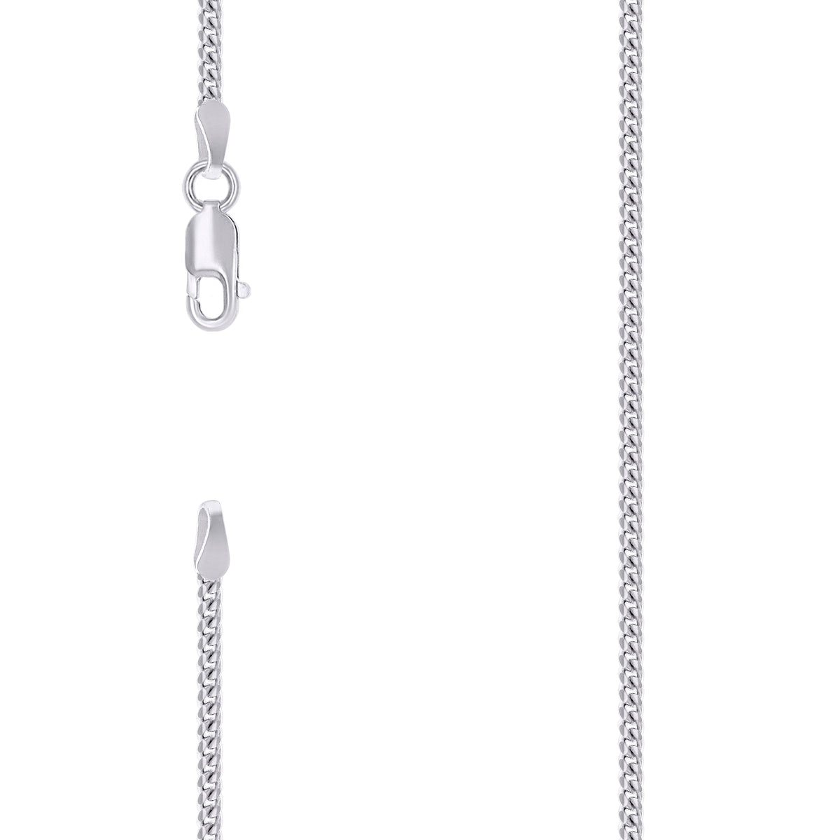 925 Silver Solid Miami Cuban Chain 2mm