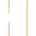 925 Silver Solid Miami Cuban Chain 3.5mm