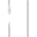 925 Silver Solid Miami Cuban Chain 3.5mm