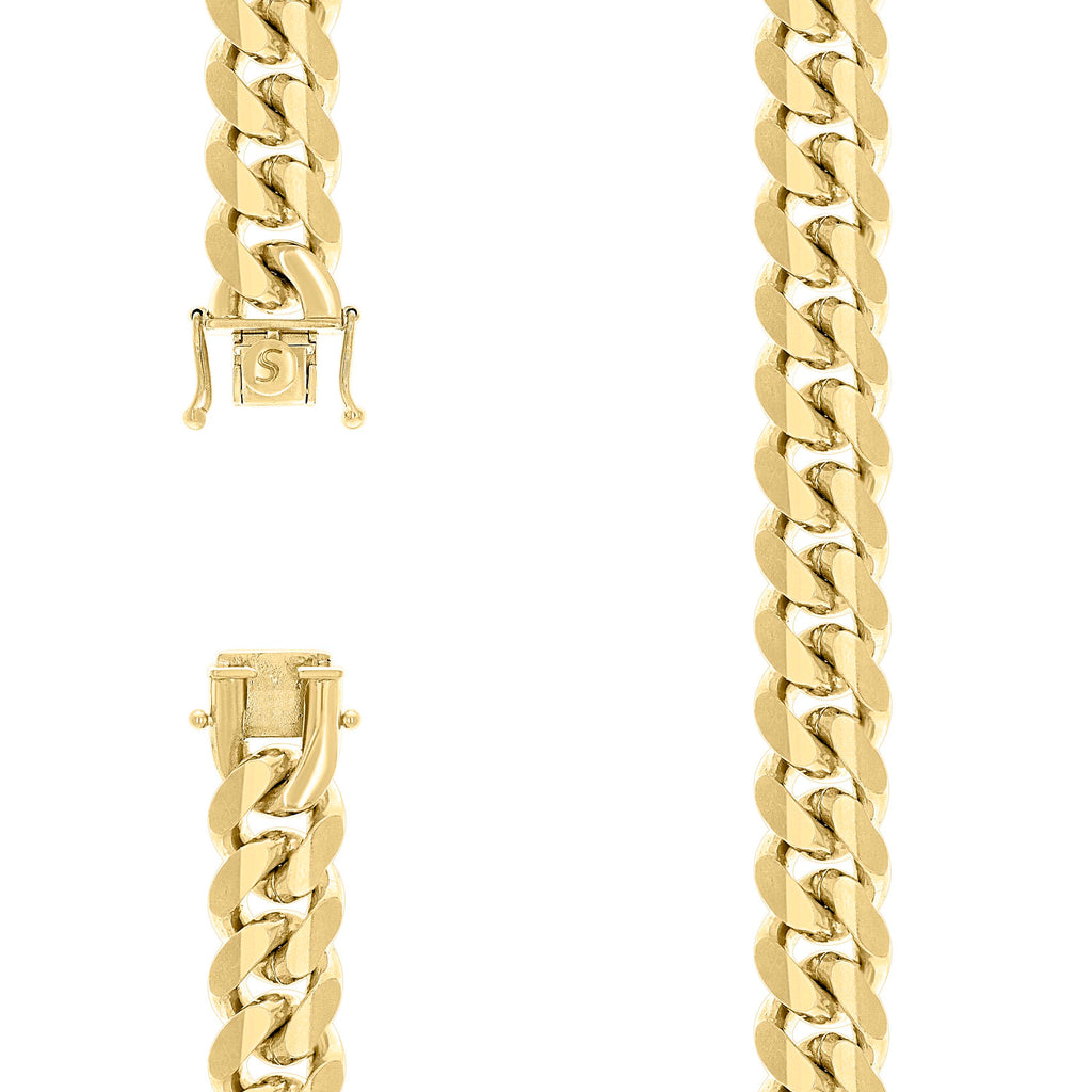 925 Silver Solid Miami Cuban Chain 14.5mm-20"