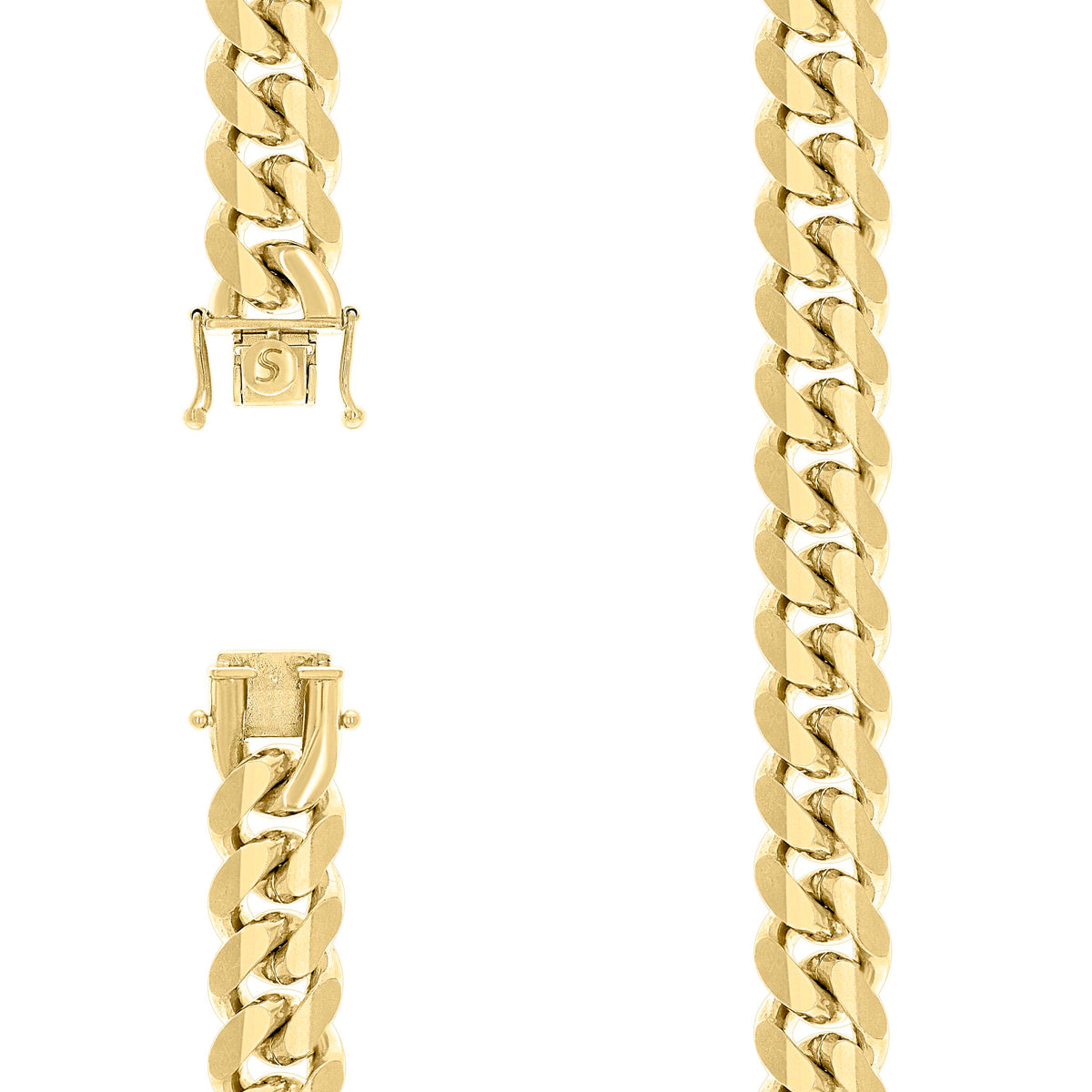 925 Silver Solid Miami Cuban Chain 14.5mm-20"