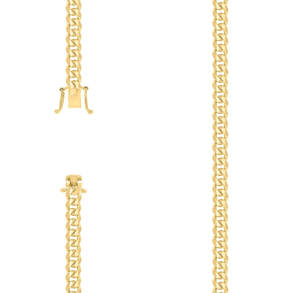 925 Silver Solid Miami Cuban Chain 6.3mm-18"