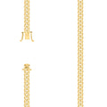 925 Silver Solid Miami Cuban Chain 6.3mm-18"