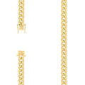 925 Silver Solid Miami Cuban Chain 8.4mm-20"