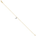 14K Gold Anklet 10"