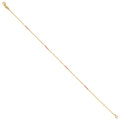 14K Gold Anklet 10"