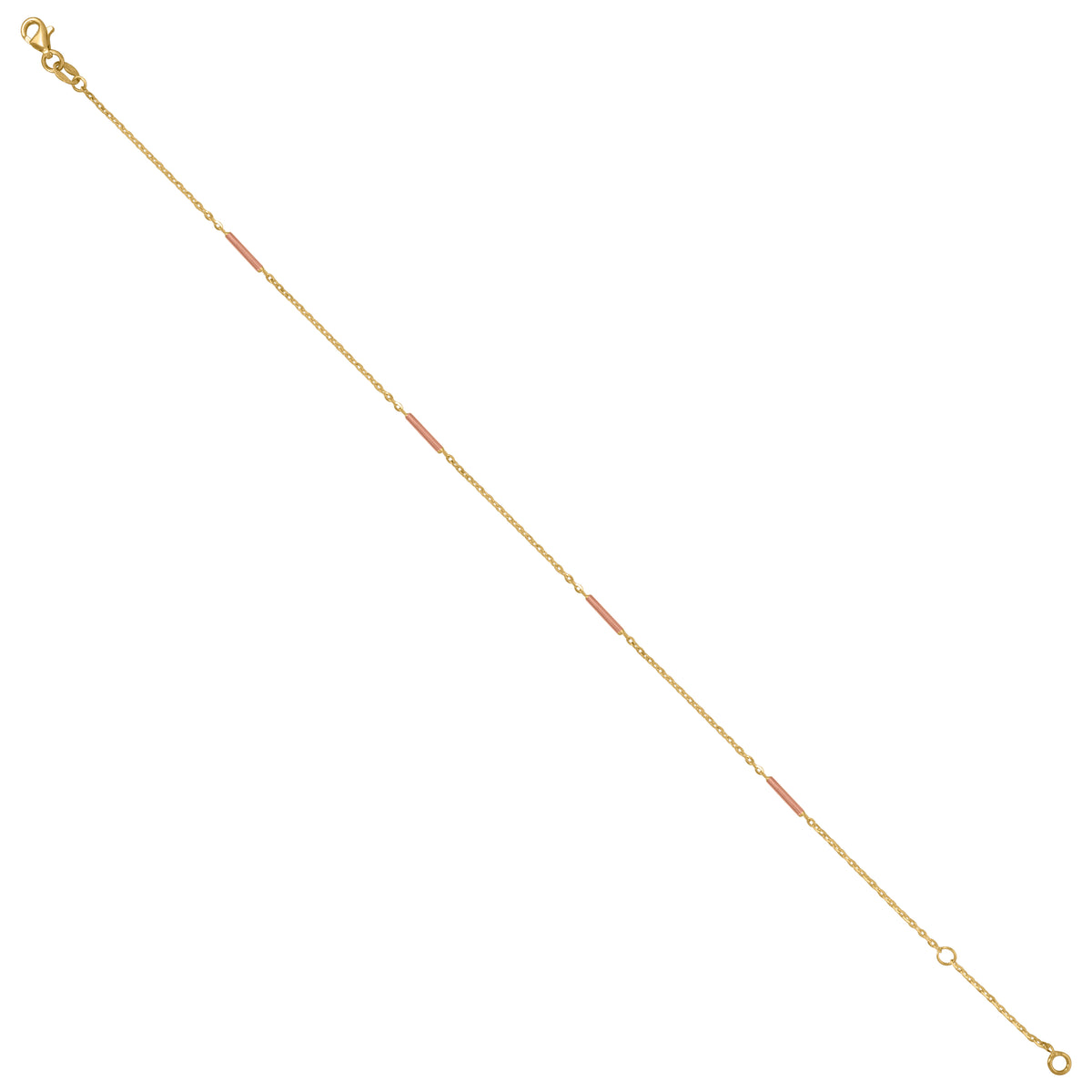14K Gold Anklet 10"