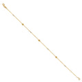 14K Gold Anklet 10"