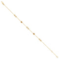 14K Gold Anklet 10"