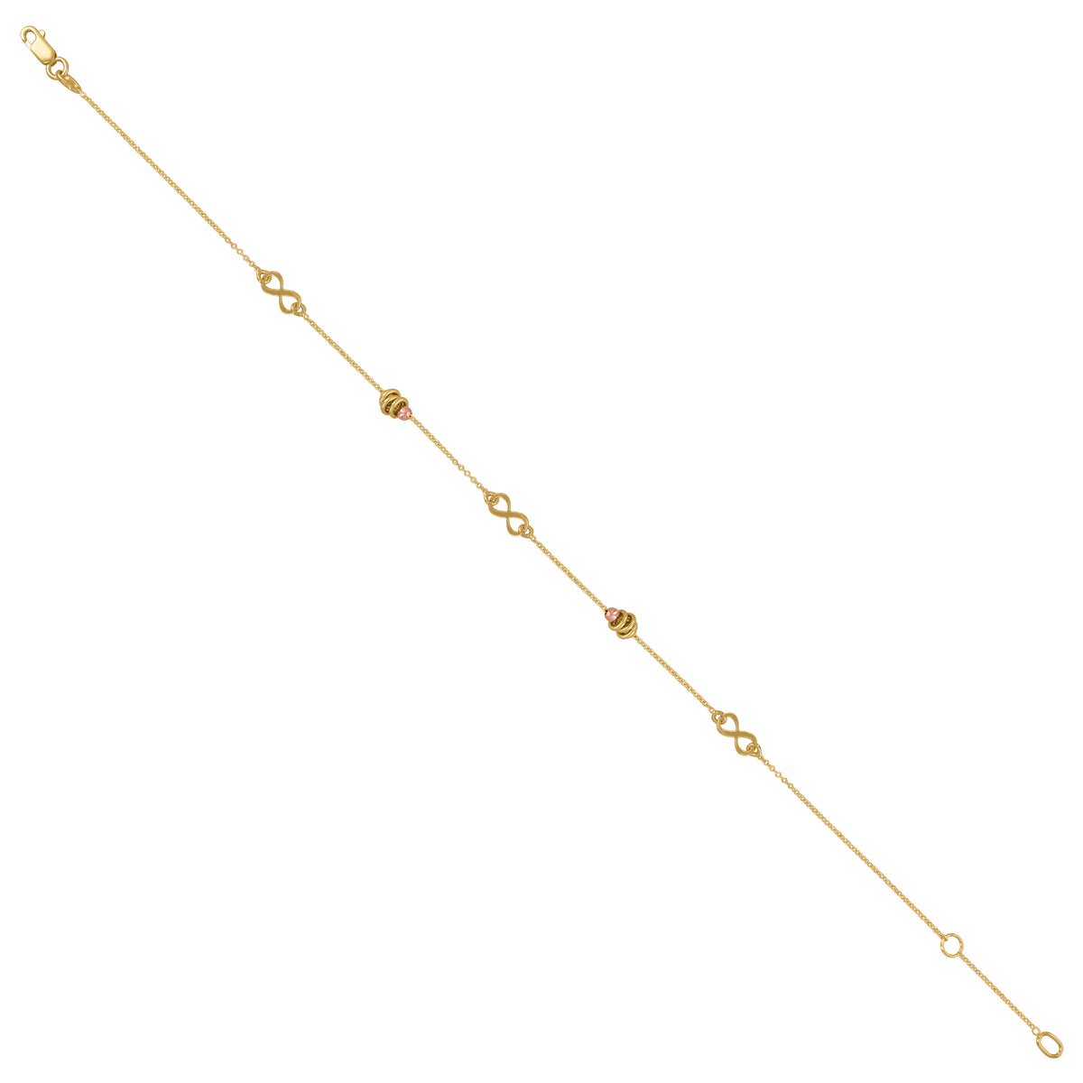 14K Gold Anklet 10"