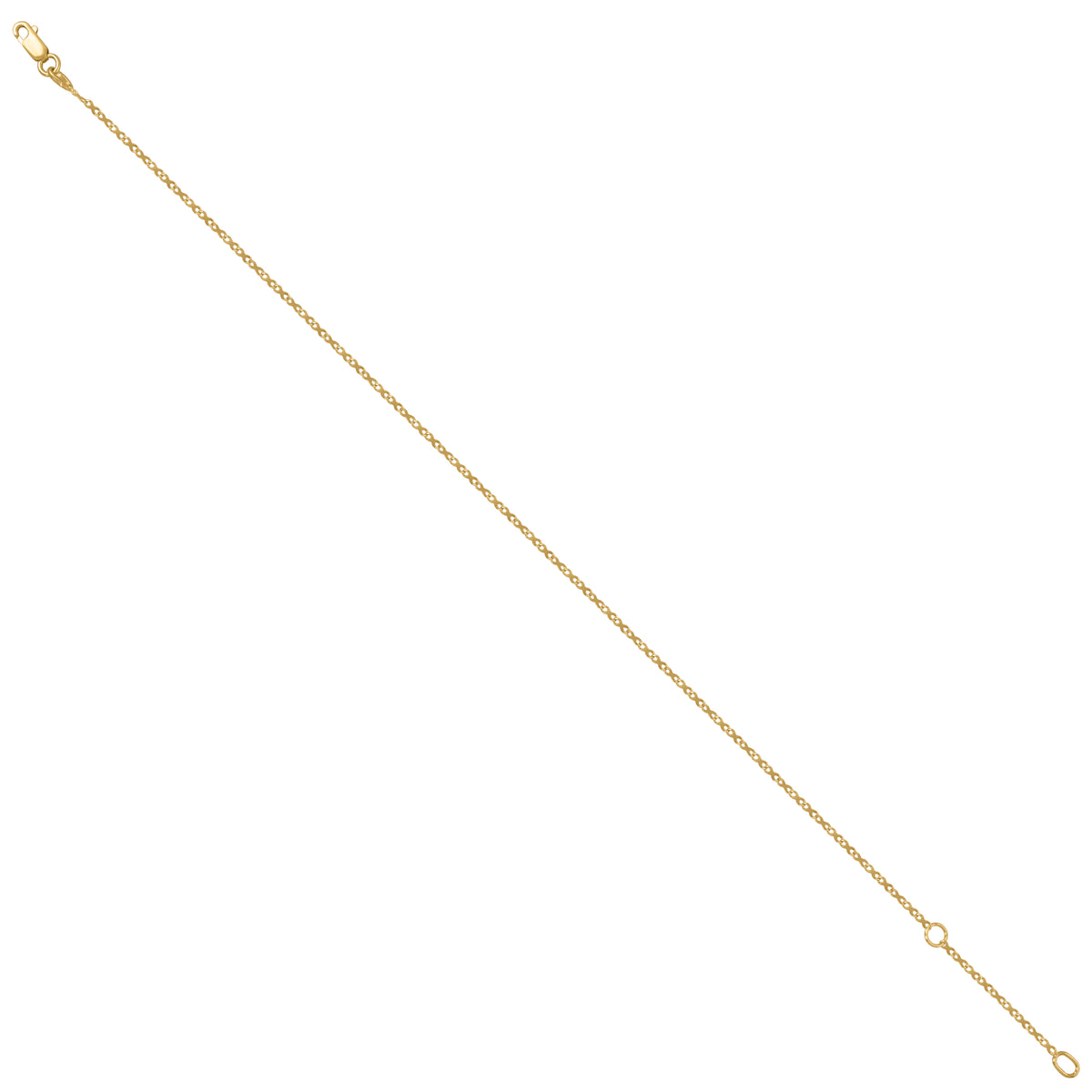 14K Gold Anklet 10"
