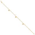 14K Gold Anklet 10"