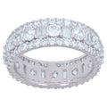 925 Sterling Silver Womens Baguette Cubic-Zirconia Fashion Ring Size 7
