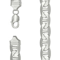 925 Sterling Silver Solid Classic Mariner Chain 13mm-28