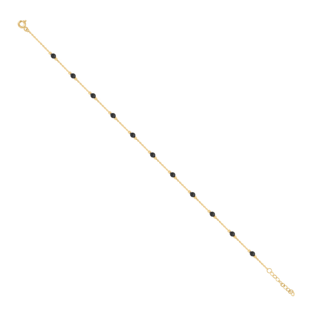 14K Gold Anklet 10"