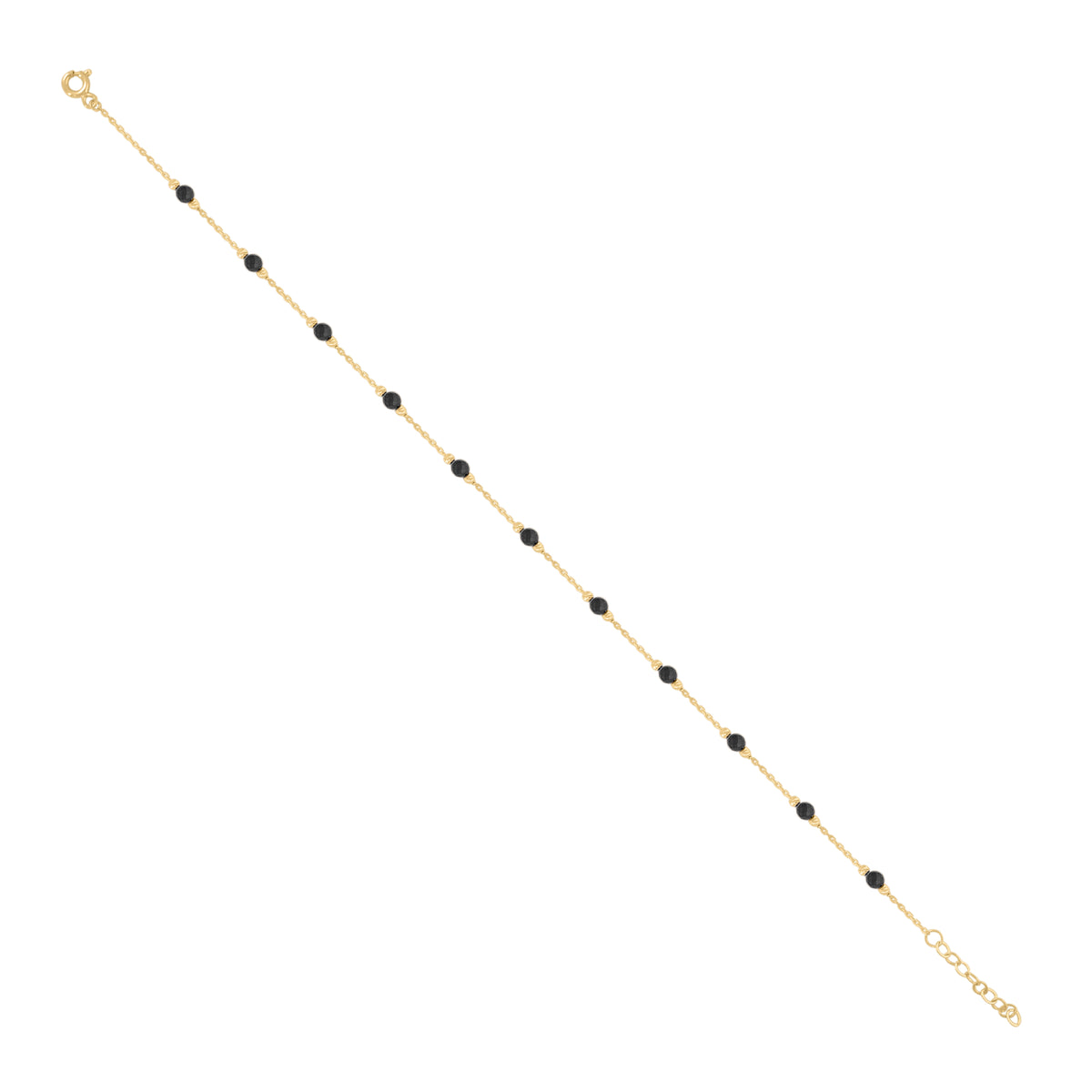14K Gold Anklet 10"