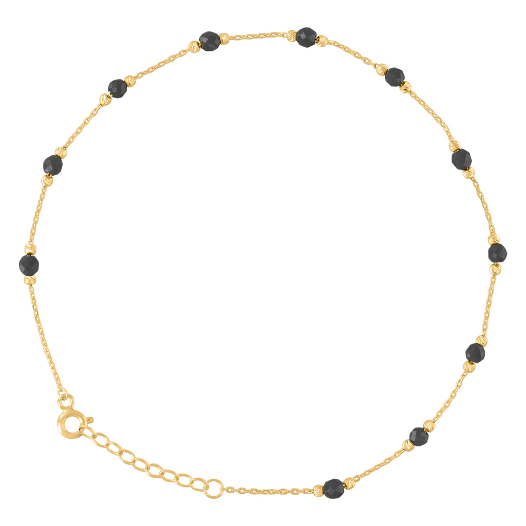 14K Gold Anklet 10"