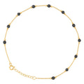 14K Gold Anklet 10"
