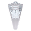 925 Sterling Silver Mens Cubic-Zirconia Fashion Ring Size 8