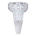 925 Sterling Silver Mens Cubic-Zirconia Fashion Ring Size 10