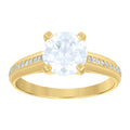 14K Gold Cubic Zirconia Ring
