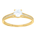 14K Gold Cubic Zirconia Ring